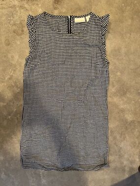 Cynthia Rowley Black and White Gingham Mini Dress